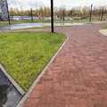 Квадрат 200х200 ганит красный с черным